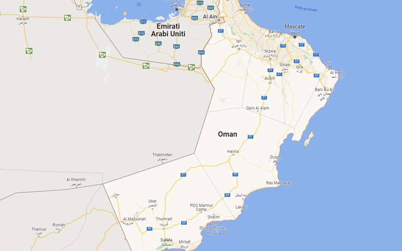 mappa-oman-viaggio